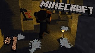 SCARED BY SILVERFISH  Minecraft 1 [upl. by Gaves]