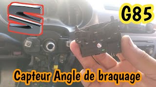 SEAT LEON Changement Capteur Angle De Braquage G85 Change Steering Angle Sensor G85 [upl. by Neehs]