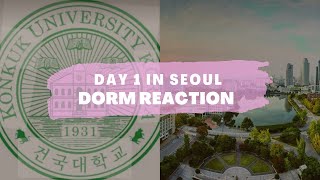 I Transferred to a Korean University  My First Day at Konkuk University [upl. by Assanav]