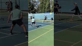 Watched a pickleball match What a shootout [upl. by Homerus]