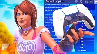 New BEST Season 6 Controller Settings for Competitive PS5XBOX Fortnite [upl. by Romy]