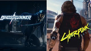 Ghostrunner vs Cyberpunk 2077  Graphics [upl. by Haidebej]