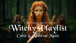 Wiccan Music 🌙 Celtic Medieval Witchy Playlist  Enchanting Witchcraft Fantasy Music  10h Version [upl. by Nahsor]