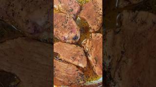 Oven light steak with wine sunday cooking steak goodtime lightfood protein delicious shorts [upl. by Nikolai]