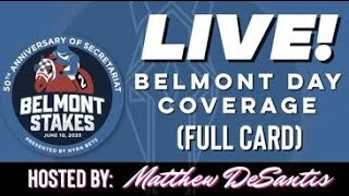 LIVE BELMONT STAKES DAY from Belmont Park [upl. by Philbert]