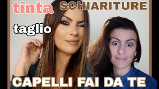 FAI DA TE CAPELLI TINTA SFUMATURE E TAGLIOIL MIO TUTORIAL [upl. by Trefler]