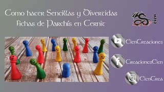 Tutorial Fichas Parchis Simpáticas y Sencillas en Arcilla Polimérica [upl. by Noeht]