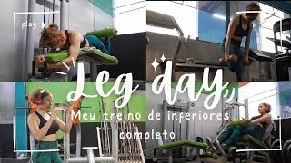 LEG DAY  Treino de inferiores completo✨️🍑☠️ legday treinodeinferiores treinodegluteo [upl. by Aiva]