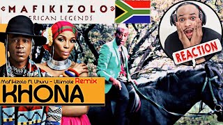 🇳🇬React 🇿🇦 Mafikizolo ft Uhuru  Khona [upl. by Benis]