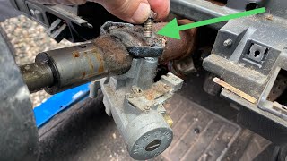 Miata steering lock removal [upl. by Aerdnaed]