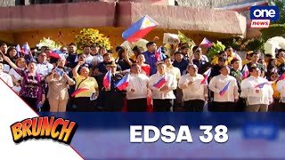 Groups commemorate EDSA People Power 38th anniversary [upl. by Rafiq]