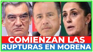 Las RUPTURAS en MORENA son EVIDENTES NINGÚN GOBERNADOR de su PARTIDO asistió al INFORME de AMÉRICO [upl. by Leba]