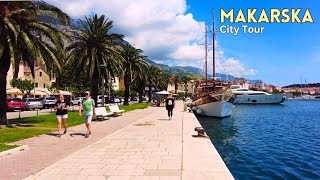 🌴Makarska Croatia 🇭🇷 🔆4K Makarska riviera City Tour 2023 [upl. by Latif111]