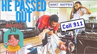 quotPASSING OUTquot PRANK ON ARMON amp ESSY AMBULANCE CAME TO THE HOUSE [upl. by Ailegave]