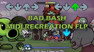 FNF Bad Bash vocal recreation FLP DL in the description [upl. by Win]