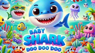 Baby Shark Dance Doo Doo doooo  Baby Shark Song lyrics for kids [upl. by Gabrielli]