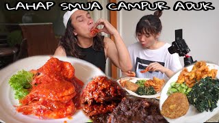 WOW ASLINYA MASAKAN PADANG TERNYATA GA PEDES mukbang oleh2 asli padang [upl. by Bowlds]