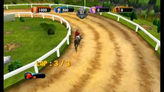 101 in 1 Sports Party Megamix  Horse Hassle  Nintendo Wii [upl. by Ydok]