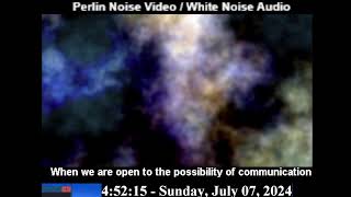 LIVE Paranormal Experiment Stream Perlin Noise Video amp Live Filtered Experiment Audio [upl. by Olin800]