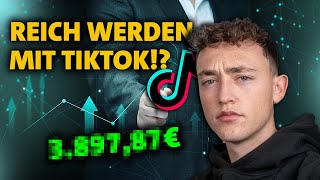 In 30 Tagen mit TikTok REICH werden SELBSTEXPERIMENT [upl. by Kamila]