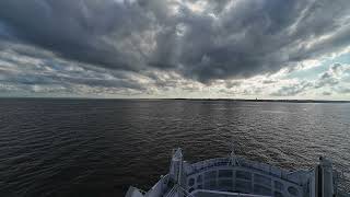 Helsingborg Sweden to Helsingør Denmark Ferry [upl. by Eurd]