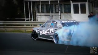 Drift Mercedes 190 V8 55 550KM730Nm AMG Kajetan Rutyna NETKAM [upl. by Benenson303]