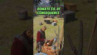 the smallest donation in red dead redemption 2 rdr2 gaming [upl. by Atteloc]