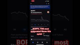 boppy memecoin crypto cryptocurrency [upl. by Pooi]