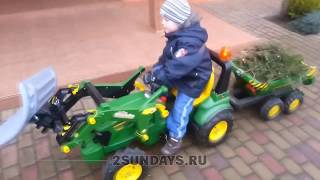 Rolly Toys rollyFarmtrac John Deere 7930  Детский педальный трактор [upl. by Tabber]