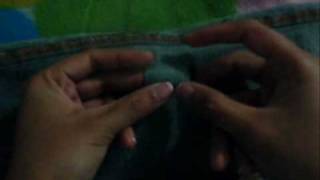 DIY how to make rippedtattered jeans [upl. by Iegres929]