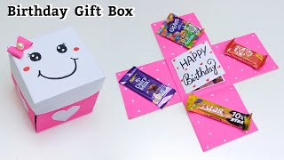 🥰 Beautiful 🥰 Chocolate Gift Box Making • Birthday Gift Idea For Bestfriend • DIY Paper Gift Box [upl. by Ettevol424]