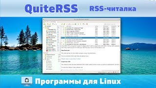 QuiteRSS  программа для чтения RSSлент Программы для Linux [upl. by Mazlack351]