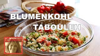 Leckerer BLUMENKOHLCOUSCOUSSALAT rohvegan low carb Kisir Tabouleh Canans Rezepte [upl. by Nanreh]