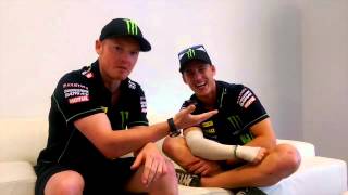 Bradley Smith and Pol Espargaro about their relationship as team mates [upl. by Knorring]