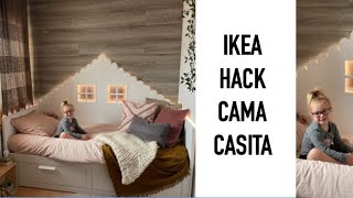 COMO HACER UNA CAMA CASITA  IKEA HACK  IDEA SUPER ORIGINAL [upl. by Brey]