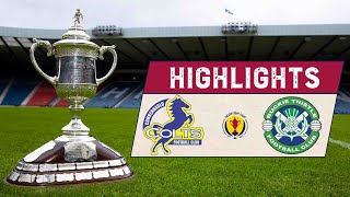 HIGHLIGHTS  Cumbernauld Colts 11 Buckie Thistle  Scottish Cup 202122 First Round [upl. by Rehptosirhc]