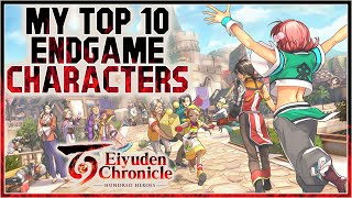 Eiyuden Chronicle Hundred Heroes  My top 10 endgame characters builds included [upl. by Yauqaj657]