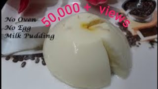 Simple Milk PuddingNo OvenNo Egg Milk PuddingHow to make Milk Pudding in Tamil [upl. by Arleen794]