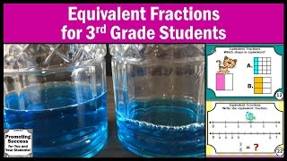 Equivalent Fractions for 3rd Grade Kids Visualizing Number Lines Teaching Math [upl. by Ive]