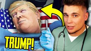 OPERUJĘ DONALDA TRUMPA POWRÓT PO 8 LATACH  SURGEON SIMULATOR [upl. by Nylesoy]