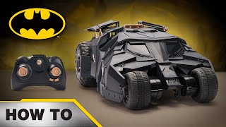 The Dark Knight Tumbler IRL How to drive the Batmobile Tumbler RC [upl. by Meridith]