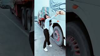 Japan Girl truck driver bast Family 💥 shorts youtubeshorts [upl. by Janeva803]