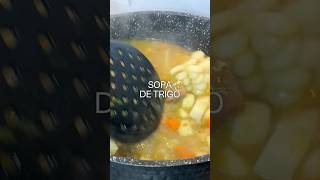 Cómo preparar sopa de trigo [upl. by Jaquith]