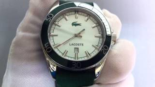 Mens Lacoste Sport Navigator Watch 2010550 [upl. by Ybbob]