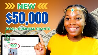 NEW 50K SMALL BUSINESS GRANTS  Nov amp Dec 2023 [upl. by Afaw]