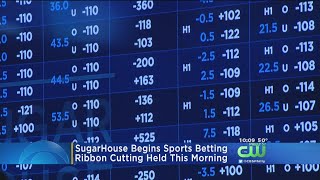 SugarHouse Casino Sportsbook Officially Open For Business [upl. by Demetrius]