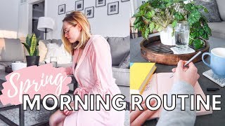 MY SPRING MORNING ROUTINE What I do every morning  THECONTENTBUG [upl. by Grussing]