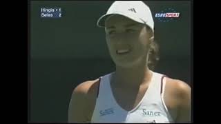 2001 San Diego Semifinal Seles vs Hingis [upl. by Scully687]