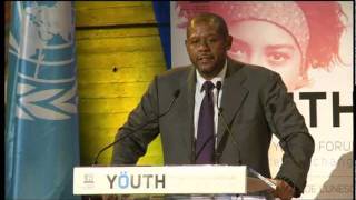 Forest Whitaker at the Youth Forum [upl. by Willman]