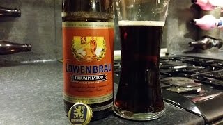 Löwenbräu Triumphator Dunkler Doppelbock By Löwenbräu Munich  German Craft Beer Review [upl. by Lexie]